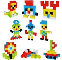 Picasso Tiles Magnetic Cubes - 60 pieces