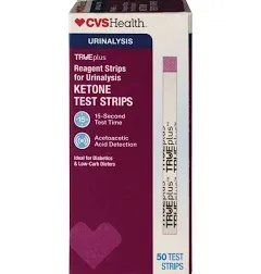 CVS Health Trueplus Reagent Strips For Urinalysis Ketone Test Strips (50 ct)