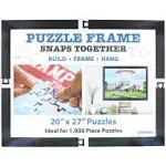 Fun Wares Matte Black Puzzle Frame | 20 x 27 Inches