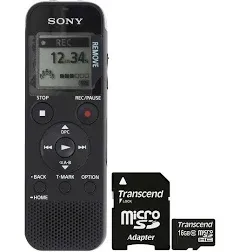 Sony ICD-PX470 Stereo Digital Voice Recorder with Microphone Bundle (2 Items)