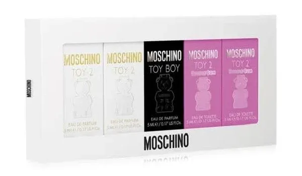 MOSCHINO Toy Mini Gift Set for Women 5 pc. Toy combo Mini Splash 0.17 oz