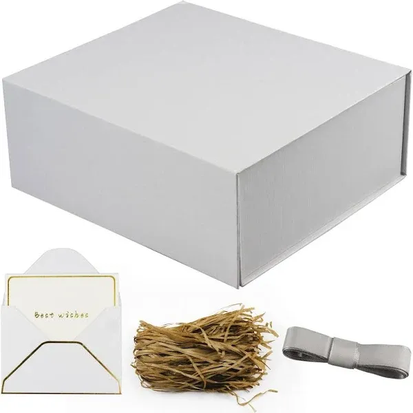 YINUOYOUJIA Black Magnetic Gift Box with Lid