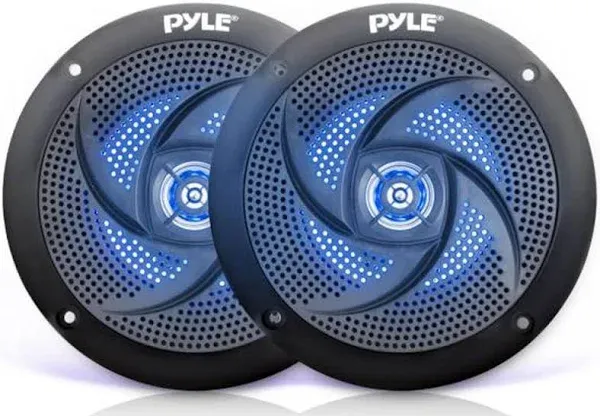 Pyle Waterproof Rated Marine Speakers 4 Inch Outdoor Audio Stereo Sound System