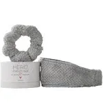 Volo Beauty Perfect Pair Scrunchie and Headband - Luna Gray