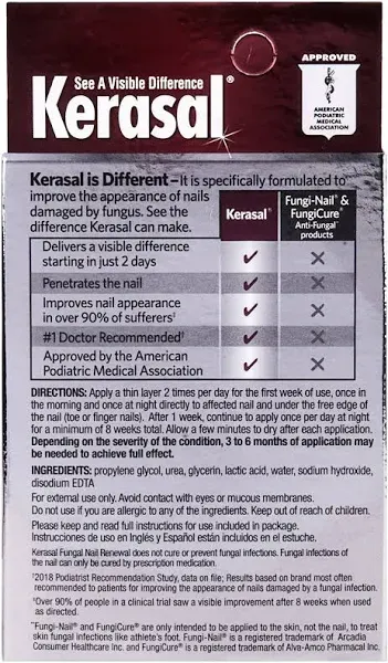 Kerasal Nail Renewal Plus Tea Tree Oil Fungal Nail Repair Solution (10 ml)