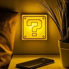 Nintendo Super Mario Question Block Night Light