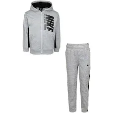 Boys 4-7 Nike Therma Fleece Full-Zip Hoodie & Jogger Pants Set