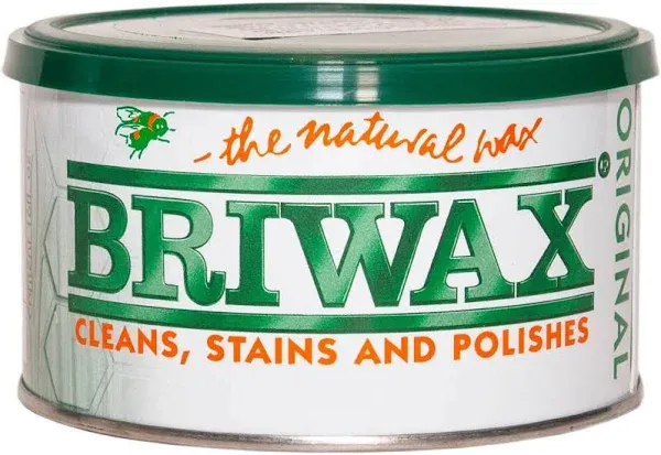 Briwax Darkbrown Brown Dark Furniture Wax, Cleans, Stains, and Polishes, 16 Ounc