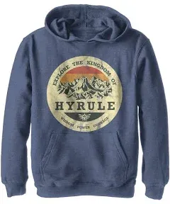 Boy's Nintendo Legend of Zelda Explore Hyrule Pull Over Hoodie