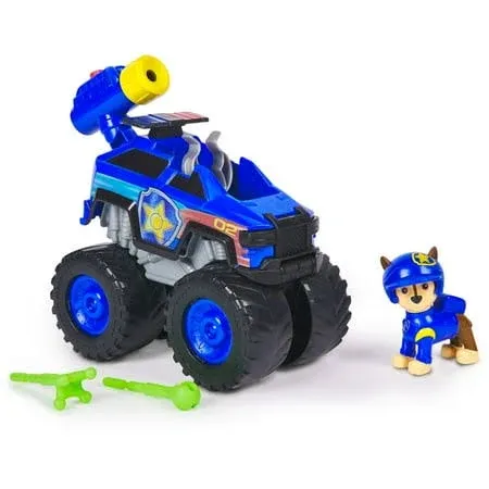 Paw Patrol: Rescue Wheels Chase’s Cruiser, Toy Truck with Projectile Launcher and Collectible Action Figure, Kids Toys for Boys & Girls Ages 3 and up