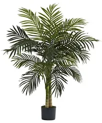 Nearly Natural 4' Golden Cane Palm Tree