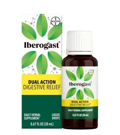 Iberogast Dual Action Digestive Relief Herbal Supplement (0.67 fl oz)