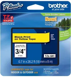 Brother P-touch TZe Laminated Tape