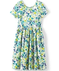 Lands' End Girls' Fit & Flare Jersey Dress