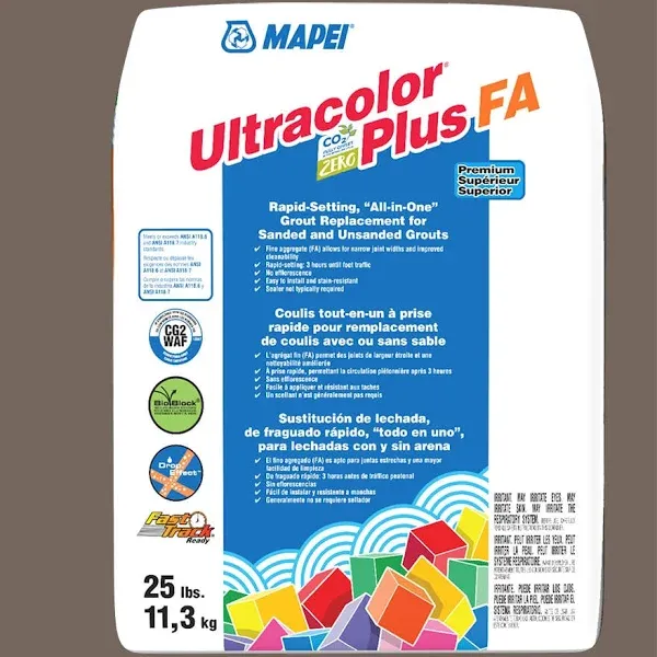 Mapei Ultracolor Plus Fa Grout - 25 lbs (4 - Bahama Beige)