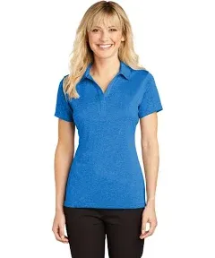 Sport-Tek Ladies LST660 Heather Contender Polo