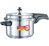 Prestige 4L Alpha Deluxe Induction Base Stainless Steel Pressure Cooker 4.0-Liter