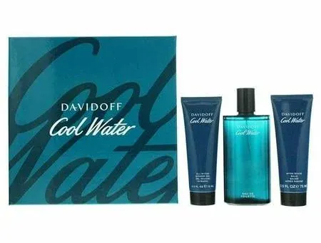 Cool Water 3 Piece Gift Set, 3 Piece Gift Set With 4.2 Oz EDT