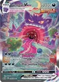 Pokemon SWSH08 Fusion Strike Gengar VMAX Holofoil