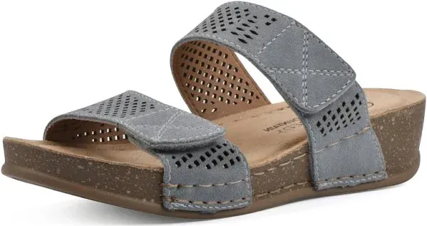 White Mountain Women's Ferula Slide Sandals