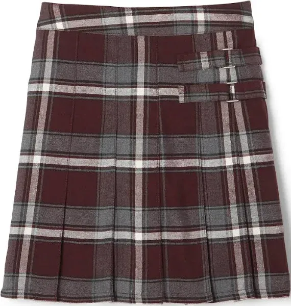 Girl French Toast Skort | Blue Gold Plaid