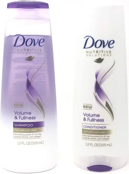 Dove Nutritive Solutions Shampoo & Conditioner Set Volume & Fullness 12 Ounces