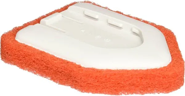 OXO Good Grips Extendable Tub and Tile Scrubber Corner Refill Orange Red White 