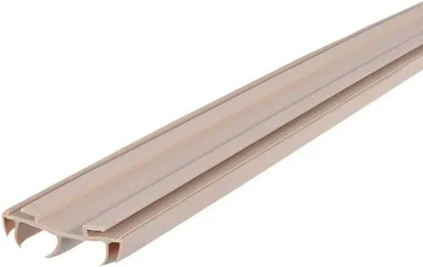 M-D Building Products 82594 36 in. Beige Vinyl Concealed Kerf/Channel Fit Under Door Seal