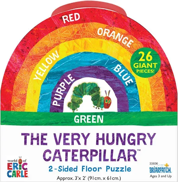 Briarpatch The Very Hungry Caterpillar 2-Sided Floor Puzzle