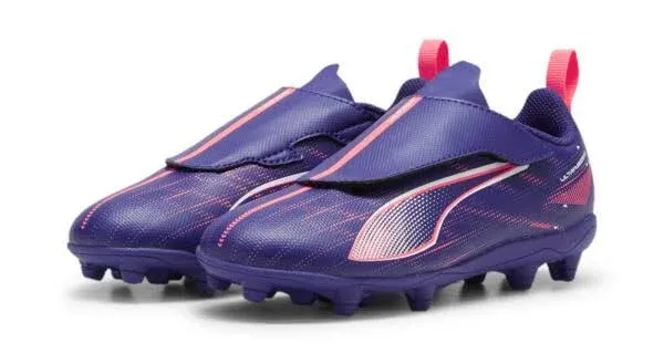 PUMA Kids Ultra Play Hook and Loop Firm Artificial Ground