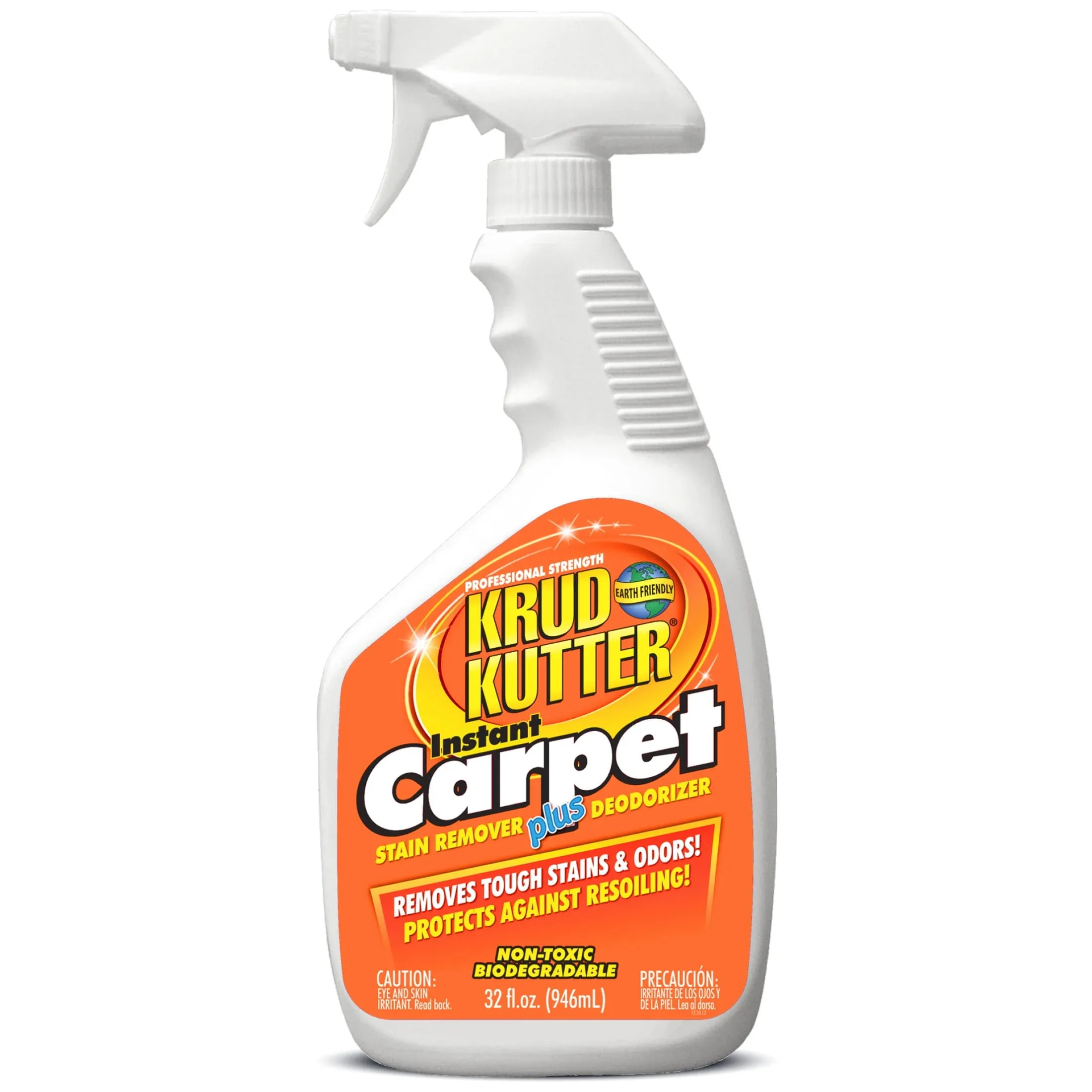 Krud Kutter 32 Oz. Instant Carpet Cleaner Stain Remover and Deodorizer CR326