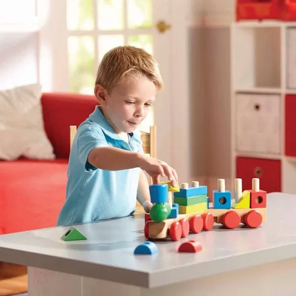 Melissa & Doug Stacking Train - 50646 | Blain's Farm & Fleet