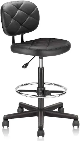 KLASIKA Drafting Rolling Stool Chair