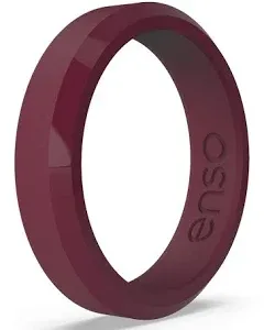 Enso Rings Thin Bevel Series Silicone Ring