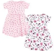 Hudson Baby Girls Cotton Dresses