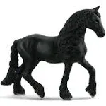 Schleich Horse Club Frisian Mare Horse Toy Figurine - Realistic Toy Figure with Detailed Braiding and Mane, Fun and Imaginative Play for Boys and Girls, Gift for Kids Ages 5+