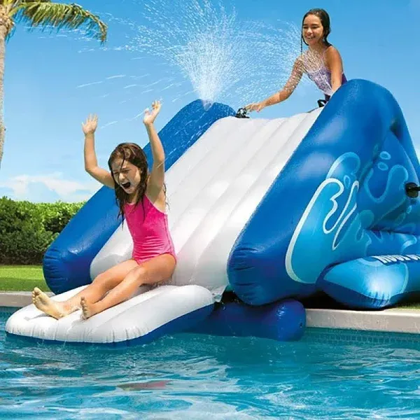 Kool Jumper Splash Water Slide Inflatable Play Center Swimming Pool Wet Accessory Kids Fun Park Game Family