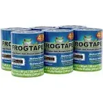 FrogTape Pro Painter's Tape with PAINTBLOCK, Medium Adhesion, 1.41" Wide x 60 Yards Long, Blue, 24 Rolls (104956)