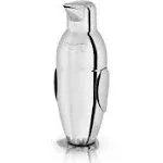 HIC Stainless Steel 18 Ounce Penguin Cocktail Shaker