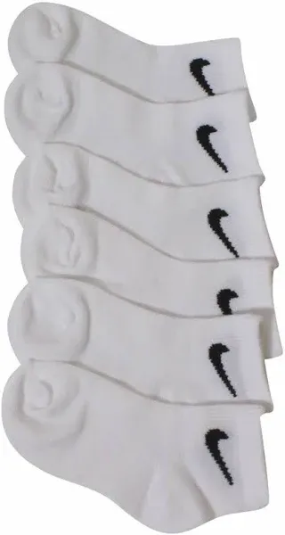 Nike Toddler/Little Boy's Crew Socks 6-Pairs Lightweight | JoyLot.com