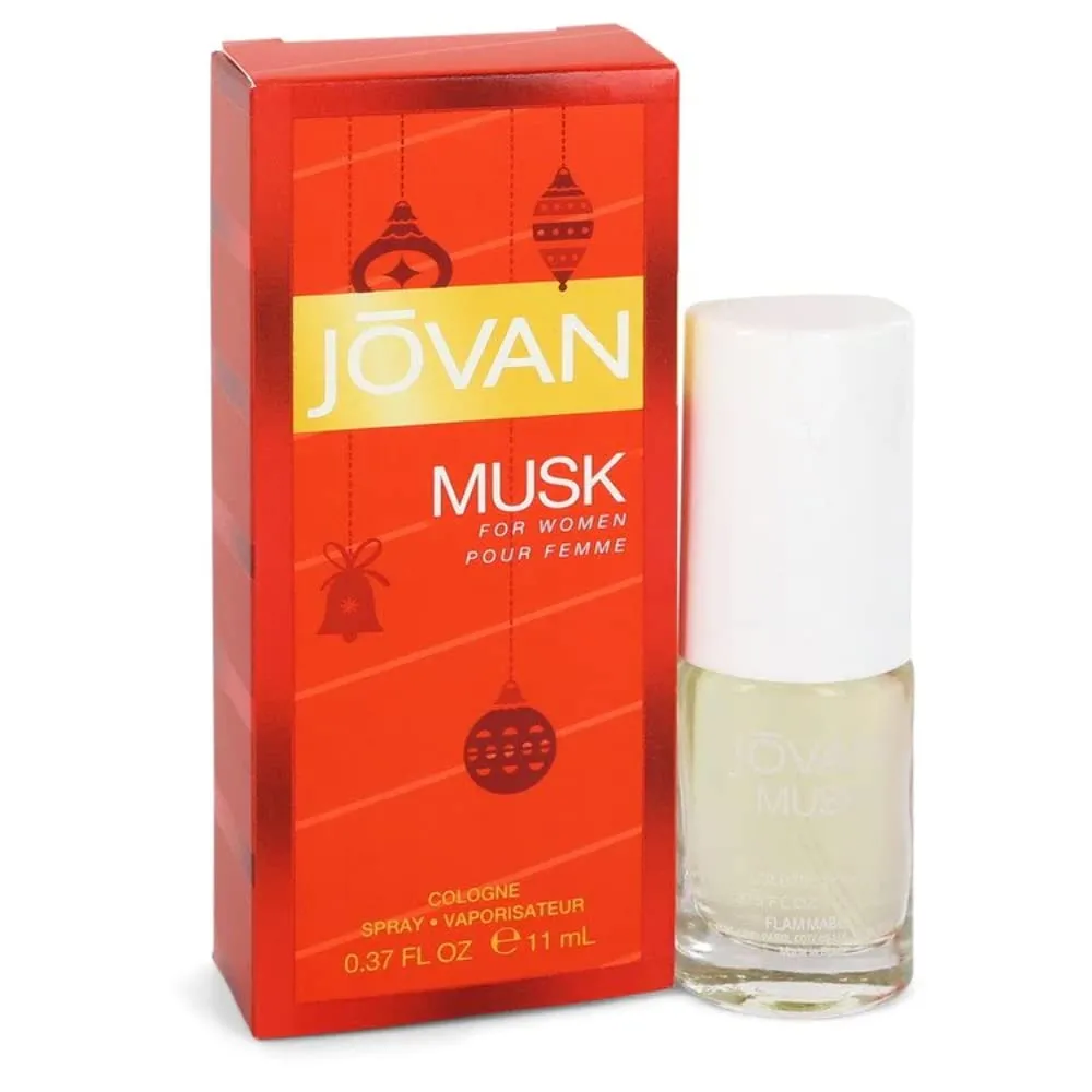 Jovan Musk Eau de Cologne Spray, Sexy Cologne for Women, Vegan Formula, 2.0oz