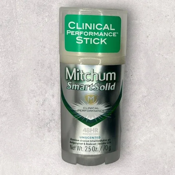 Mitchum Smart Solid Anti-Perspirant Deodorant Unscented