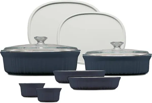 Corningware Ceramic Bakeware Set with Lids