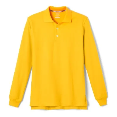 French Toast Boys Long Sleeve Pique Polo