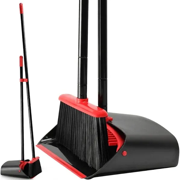 Broom and Dustpan Set for HomeUpright Broom and Dustpan Combo Sweep Set