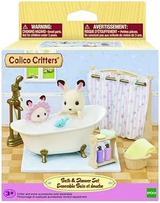 Calico Critters Bath & Shower Set