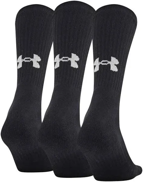 Under Armour Adult Training Cotton Crew Socks, Multipairs