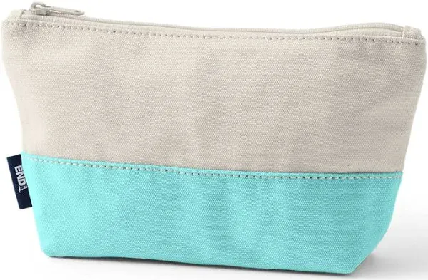 Lands' End Zipper Canvas Pouch