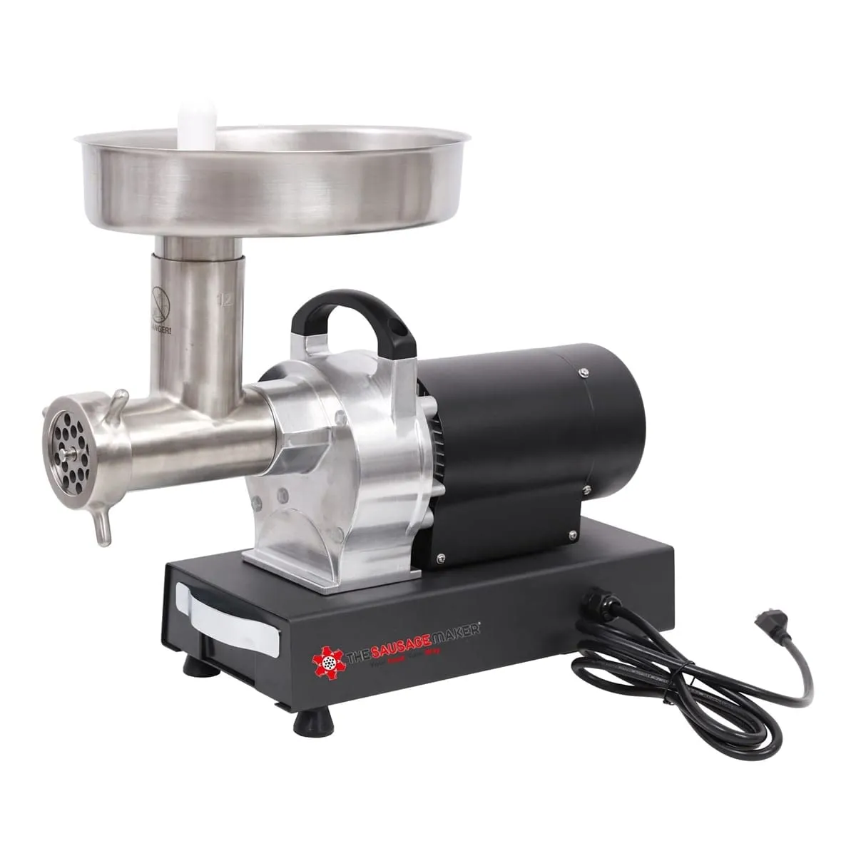 The Sausage Maker #12 Electric Grinder, Heavy Duty, Pro Series Electric Meat Grinder, Includes Accessories and Drawer