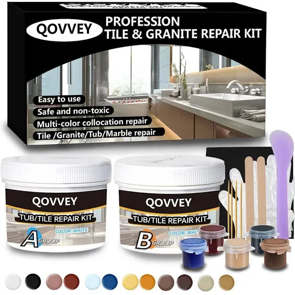 Tile & Fiberglass Quartz Countertop Repair Kit